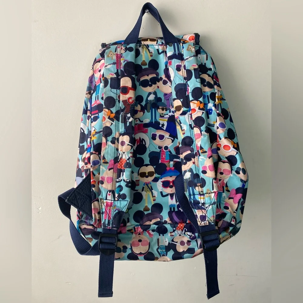 Disney Parks Hipster Mickey Minnie Drawstring Backpack Jerrod Maruyama